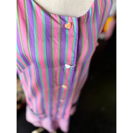 60’S STRIPE DRESS [S-4638]