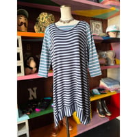 BORDER DESIGN TANTOP MINI DRESS [S-5055]