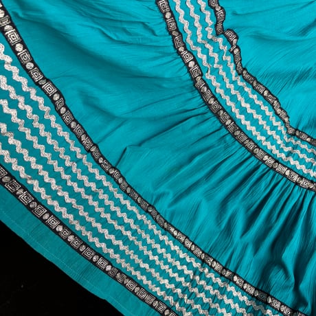 60’S MEXICAN TIERED SKIRT [S-4657]