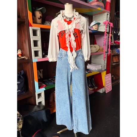 SHEER FRILL SLEEVE [S-4751]