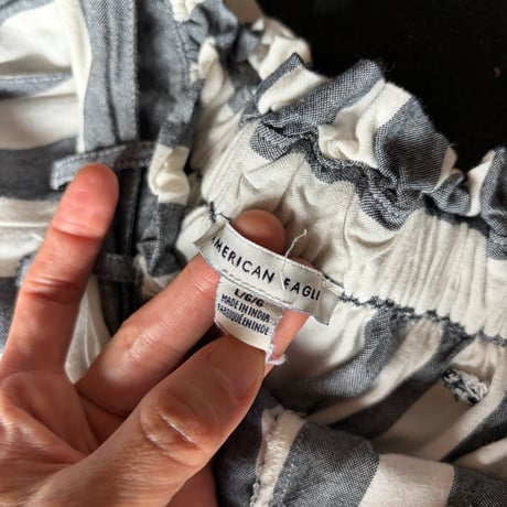STRIPE EASY PANTS [S-4550]