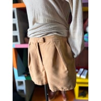 FAKE SUEDE SHORT PANTS [S-3779]
