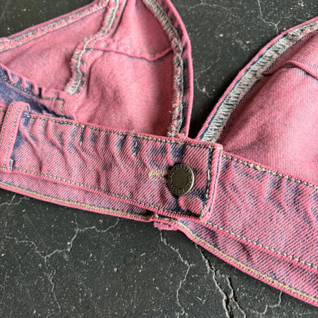 DENIM HALTER BUISTIER [S-4155]