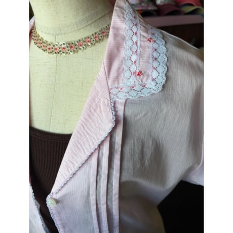 STRIPE×LACE SHIRT [S-3570]