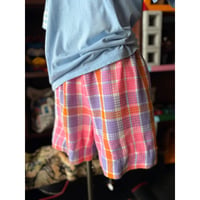 60-70’S CHECK SHORT PANTS [S-4579]