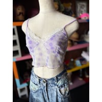 FLOWER MESH CAMISOLE [S-4097]