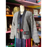 EMBROIDERY PATCH STRIPE JACKET [S-4991]