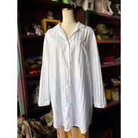 STRIPE COTTON PAJAMA SHIRT [S-4876]