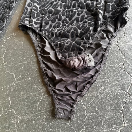 LEOPARD  SHEER LEOTARD [S-4858]