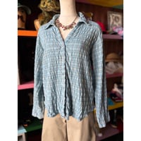 CHECK SHIRRING SHIRT [S-4848]