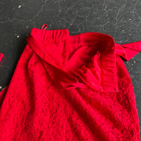 LACE RIBBON SKIRT [S-4726]