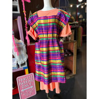 MEXICAN FABRIC APRON DRESS [S-4536]