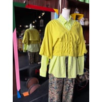 DESIGN LINEN BLOUSE [S-0105]