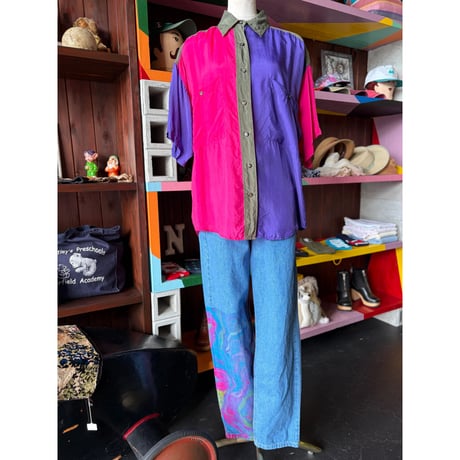80’S COLOR DESIGN SHIRT [S-5027]