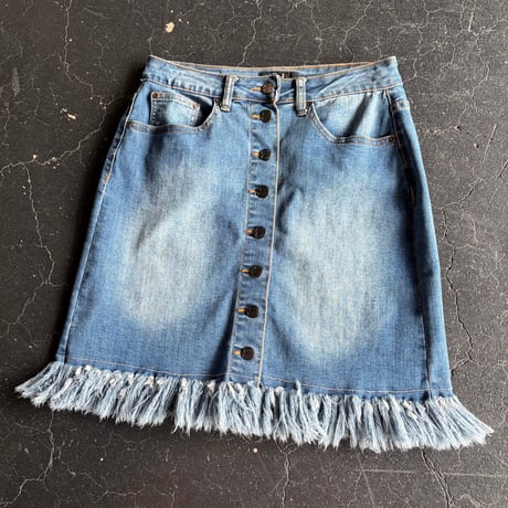 DENIM MINI SKIRT [S-4442]