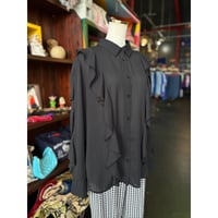 FRILL SHEER SHIRT [S-4870]