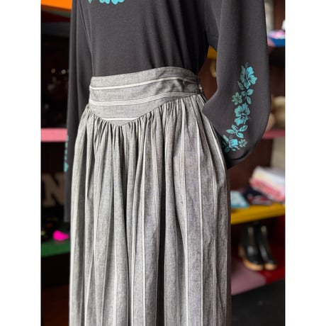 80‘S STRIPE COTTON SKIRT [S-2639]