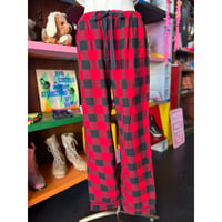 CHECK NEL EASY  PANTS [S-1058]