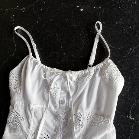 COTTON LACE CAMISOLE [S-4432]