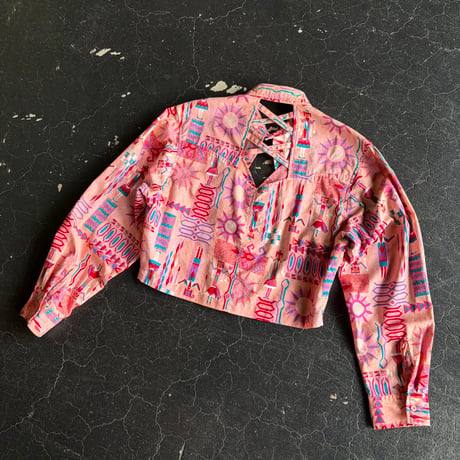 90'S "Wrangler" WESTERN SHIRT [S-4952]