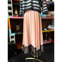 LACE DESIGN LONG SKIRT [S-5039]