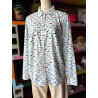 BLUE DOG COTTON SHIRT [S-4826]