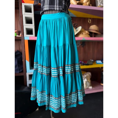 60’S MEXICAN TIERED SKIRT [S-4657]