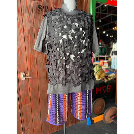 90’S LAMIE×COTTON MESH HALF PANTS [S-4474]