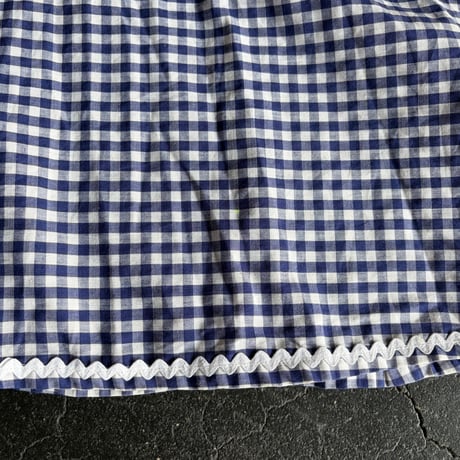 60-70'S GINGHAMCHECK DRESS [S-4370]