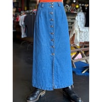 80’S DENIM LONG SKIRT [S-4435]