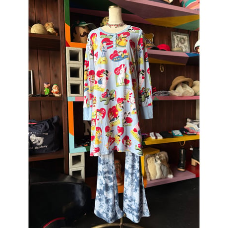 TIEDYE FLARE PANTS [S-4182]