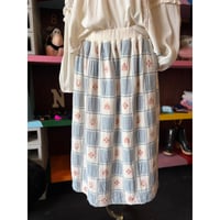 CROSS FABRIC SKIRT [S-4976]