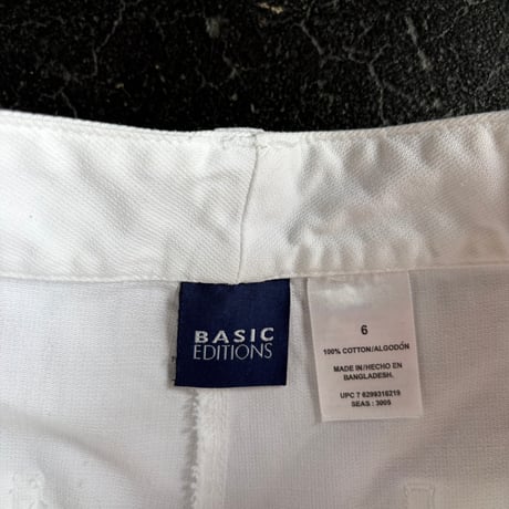 COTTON SHORT PANTS [S-6495]