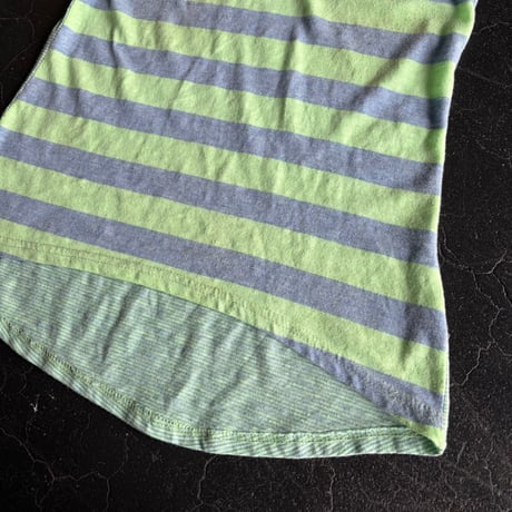 BORDER DESIGN COTTON TEE [S-4431]