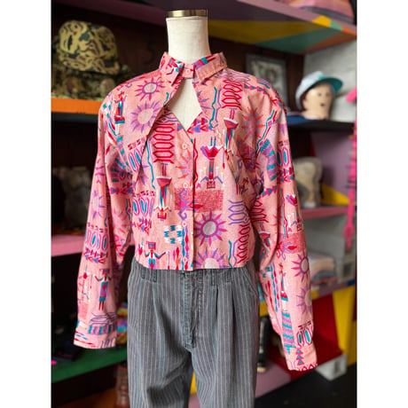 90'S "Wrangler" WESTERN SHIRT [S-4952]