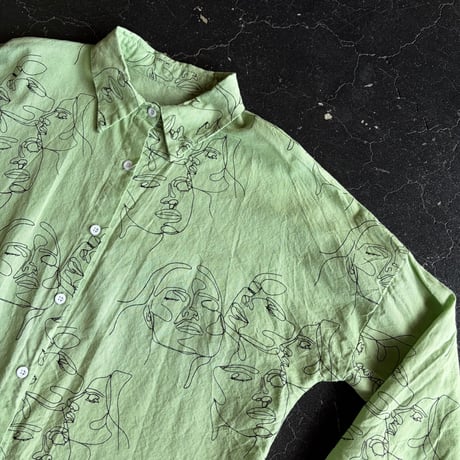 FACE PRINT SHIRT [S-4236]