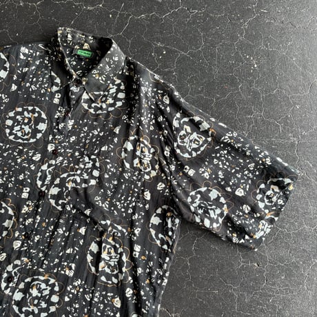 80’S PATTERN SHEER SHIRT [S-4628]