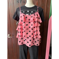 DOT FRILL CAMISOLE [S-4513]