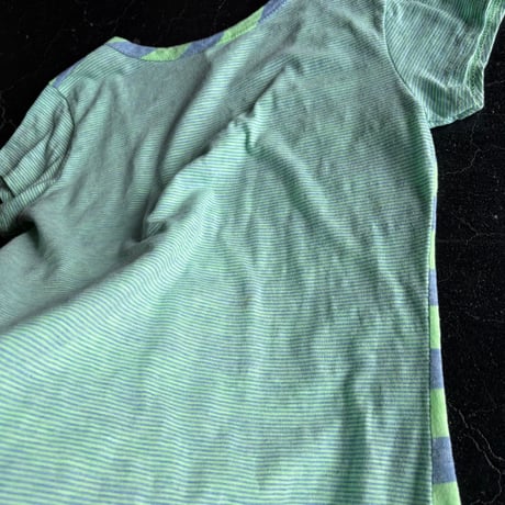 BORDER DESIGN COTTON TEE [S-4431]