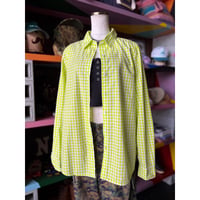 GINGHAMCHECK COTTON SHIRT [S-4821]