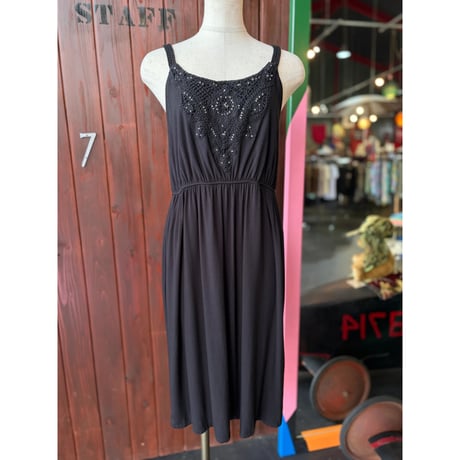 CROCHET DESIGN CAMI DRESS [S-4499]