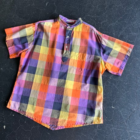 60’S COTTON PULLOVER S/S SHIRT [S-6689]