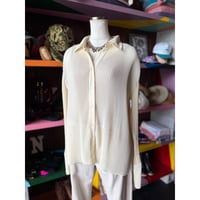 PLEATS SHEER SHIRT [S-4934]