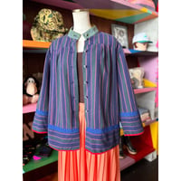 STRIPE×DOT×CHECK PATCHWORK SHIRT [S-4999]