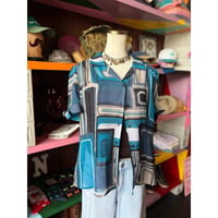 PATTERN SHEER SHIRT [S-4763]