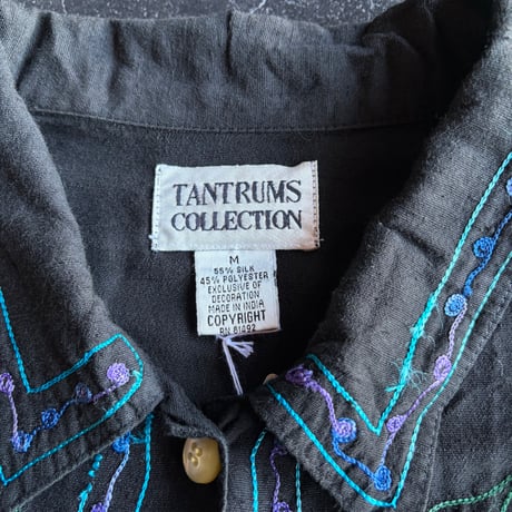EMBROIDERY SILK JACKET [S-5020]