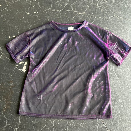 METALLIC SHEER TEE [S-4724]