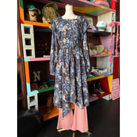 PAISLEY ASYMMETRY DRESS [S-4832]