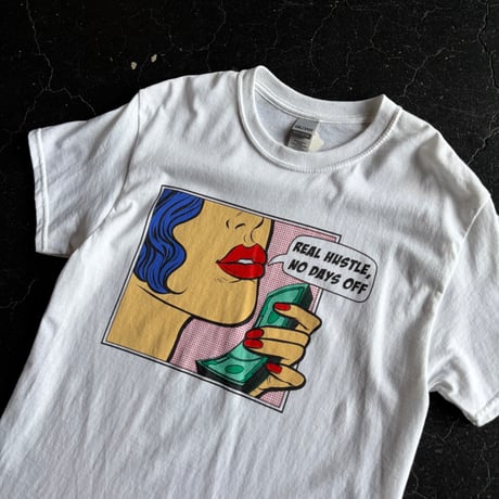 COMIC PRINT COTTON TEE [S-4462]