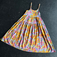 COLORFUL LEAF CAMISOLE DRESS [S-4426]